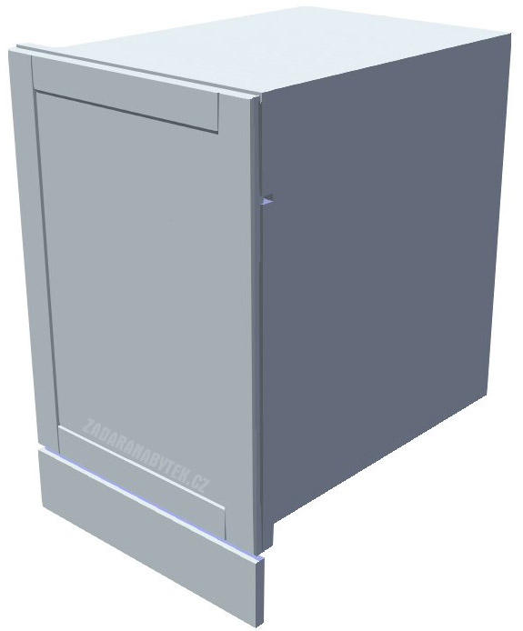 Dvířka Diana na vestavnou myčku 45 cm plně integrovanou