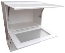 Horní skříňka dvojvýklopná prosklená Diana 60 cm