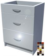 Lesklé šuplíky Carmen 60 cm