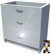 Lesklé šuplíky Carmen 80 cm