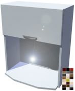 Lesklá skříňka Carmen 60 cm na mikrovlnku