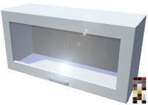 Lesklá skříňka výklopná prosklená Carmen 80 cm