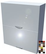 Lesklá skříňka dvojvýklopná Carmen 70 cm