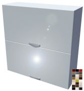 Lesklá skříňka dvojvýklopná Carmen 80 cm
