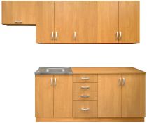 Kuchyňská linka Baworka 240 cm olše