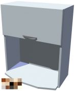 Horní skříňka Tina na mikrovlnku - výklop