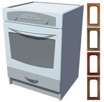 Rustikální skříňka Bolero na vestavěnou troubu 60 cm