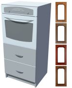 Rustikální skříň Bolero na vestavěnou troubu se šuplíky 60 cm