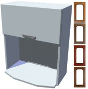 Rustikální skříňka Bolero na mikrovlnku výklop