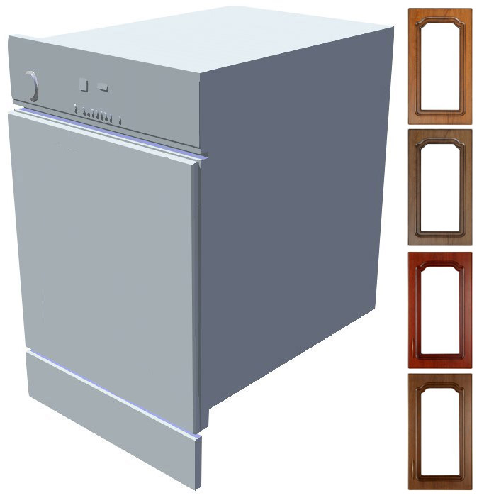 Dvířka Bolero na vestavnou myčku 45 cm s ovládacím panelem