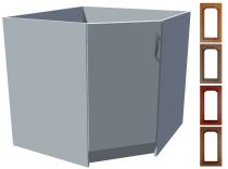 Rustikální spodní rohová skříňka Bolero zkosená