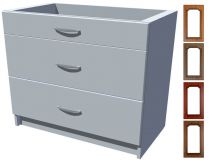 Rustikální šuplíky Bolero 100 cm s tlumeným dotahem