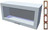 Rustikální skříňka výklopná prosklená Bolero 80 cm