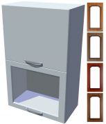 Rustikální skříňka dvojitý výklop Bolero 50 cm vitrína