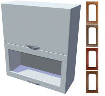 Rustikální skříňka dvojitý výklop Bolero 70 cm vitrína