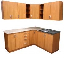 Rohová kuchyňská linka Tina olše 210 x 170 cm