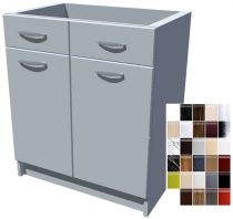 Lesklá spodní skříňka Carmen se šuplíky 70 cm