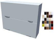 Lesklá skříňka dvojvýklopná Carmen 100 cm