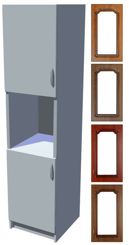 Rustikální potravinová skříň Bolero 50 cm s otvorem