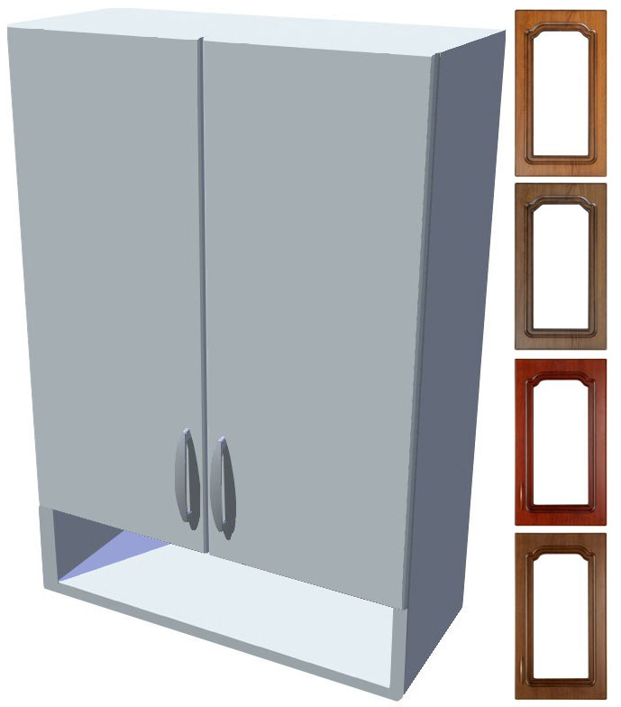 Rustikální horní skříňka Bolero 60 cm s poličkou 14 cm