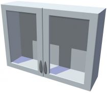 Horní prosklená skříňka Diana 100 cm