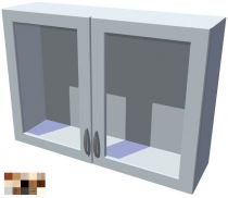 Horní skříňka Tina vitrína 100 cm