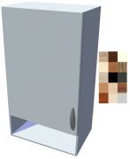 Horní skříňka Tina s poličkou 50 cm