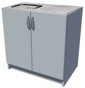 Dřezová skříňka 60 cm Tina s dřezem