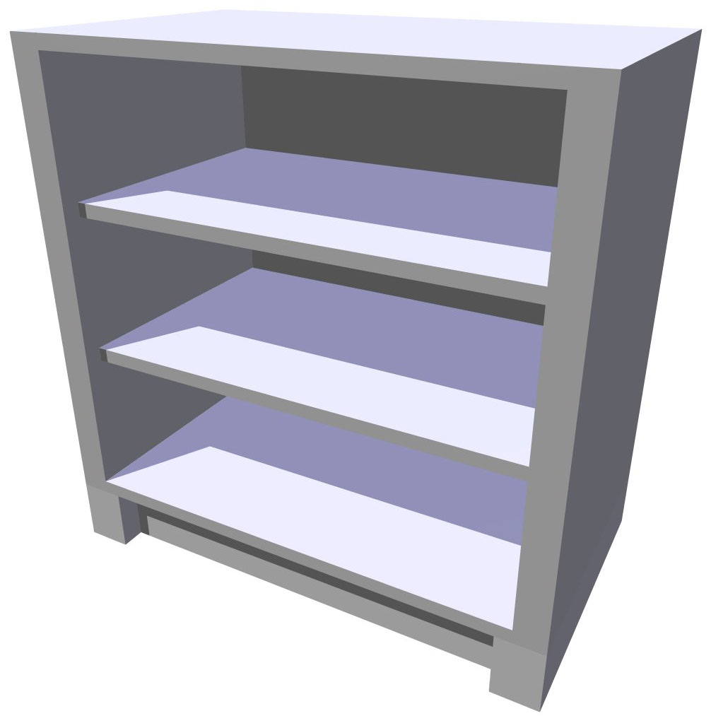 Spodní policová kuchyňská skříňka 80 cm