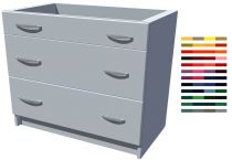 Lakované Šuplíky Bonita 100 cm s tlumeným dotahem