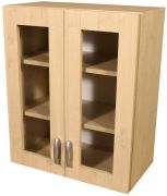 Horní kuchyňská skříňka prosklená Tina klon 60 cm