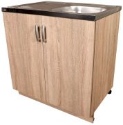 Dřezová skříňka s dřezem 80 cm Tina Dub Sonoma