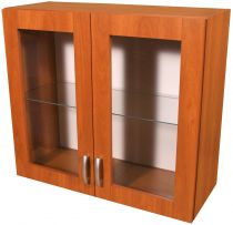Horní kuchyňská skříňka prosklená Tina kalvádos 80 cm