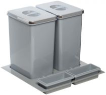 Sinks koš PRACTIKO 600 2x20l