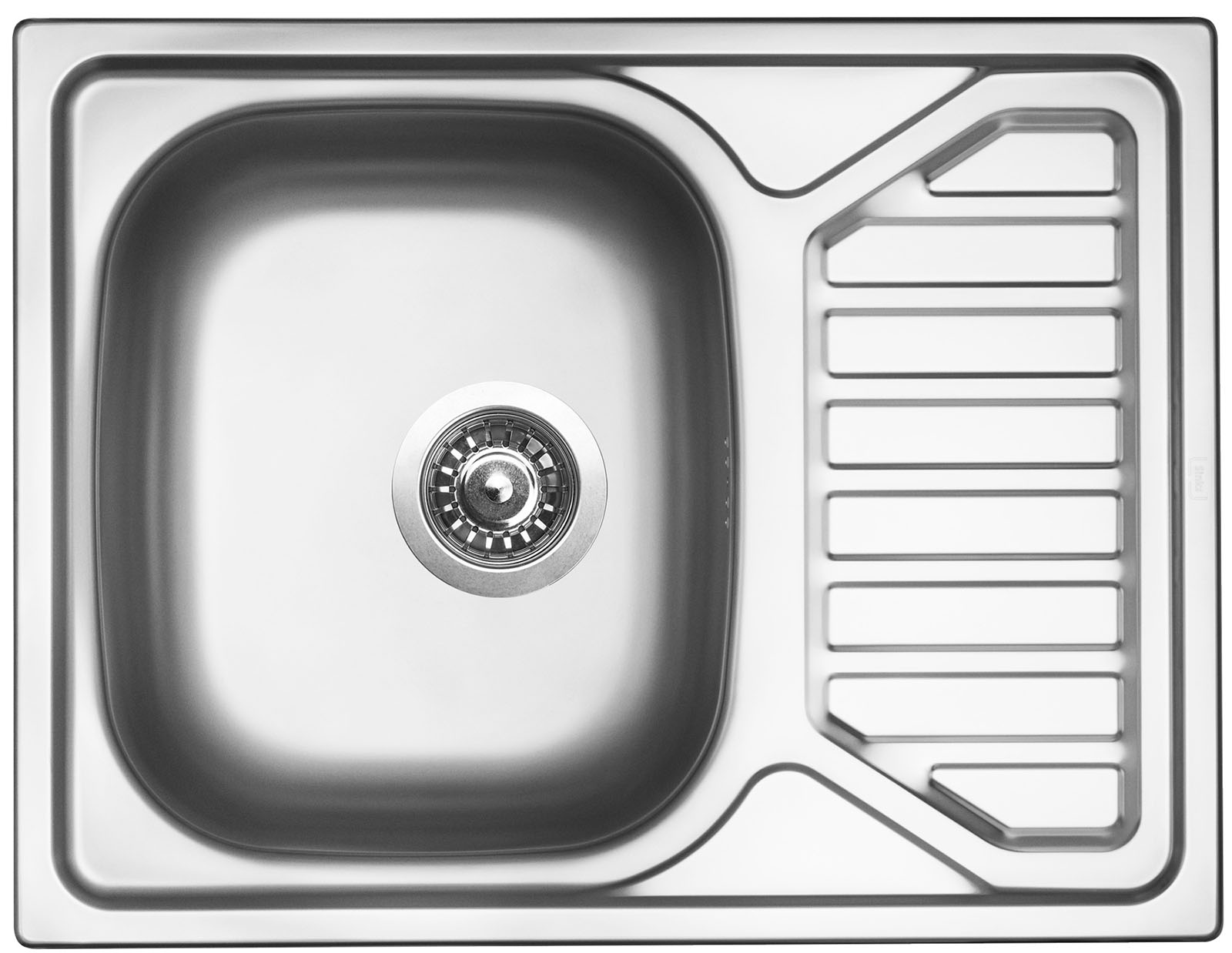 Sinks OKIO 650 V 0,6mm leštěný