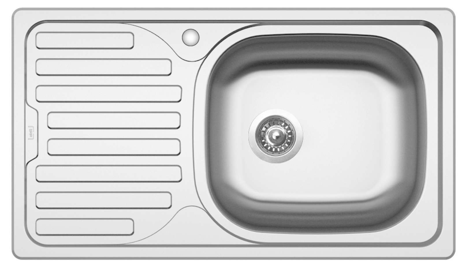 Sinks CLASSIC 760 V 0,5mm matný PRAVÝ